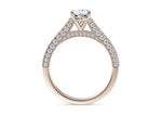 Bloomsbury Vintage Rose Gold 18k Oval Engagement Ring