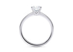 Delicacy Solitaire Platinum Princess Engagement Ring