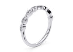 Primrose White Gold 18k Half Set Eternity Ring