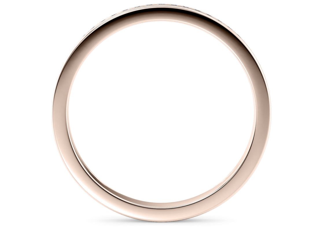Adarna Rose Gold 18k Full Set Eternity Ring