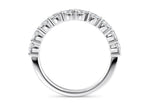 Mayfair Half Set White Gold 18k Lab Grown Eternity Ring