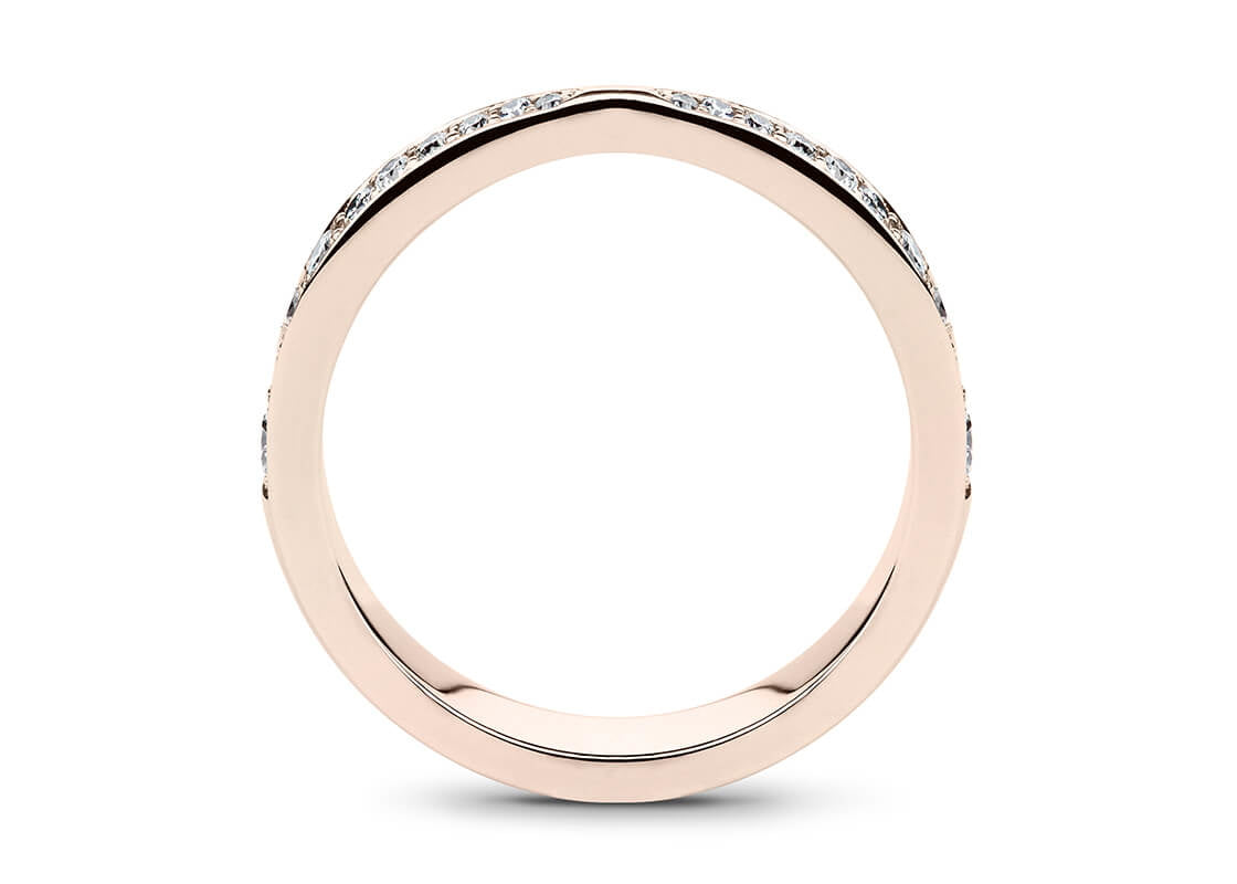 Eden Rose Gold 18k Eternity Ring