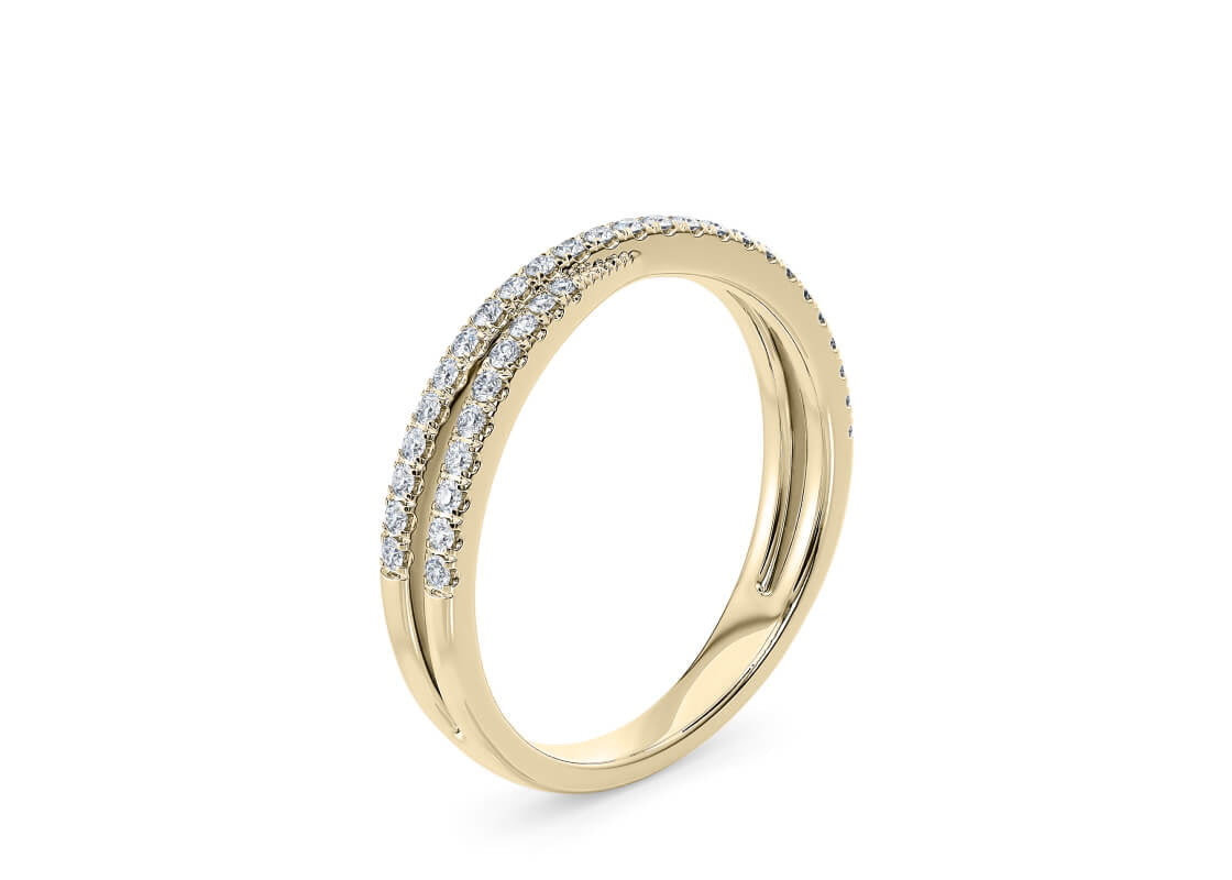 Cassia Yellow Gold 18k Eternity Ring