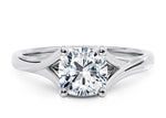 Hanover Solitaire White Gold 18k Cushion Engagement Ring