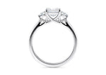 Valencia Trilogy Platinum Princess Engagement Ring