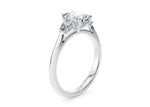 Florence Trilogy Platinum Radiant Engagement Ring