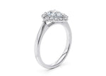 Hampstead Halo Platinum Pear Engagement Ring