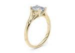 Hanover Solitaire Yellow Gold 18k Emerald Engagement Ring
