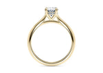 Hope Solitaire Yellow Gold 18k Oval Engagement Ring