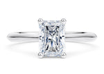 Iris Solitaire Platinum Radiant Engagement Ring