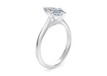 Iris Solitaire Platinum Marquise Engagement Ring