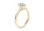 Iris Solitaire Yellow Gold 18k Pear Engagement Ring