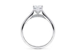 Iris Solitaire Platinum Pear Engagement Ring