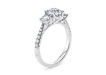 Lisbon Trilogy Platinum Round Engagement Ring