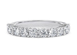 Mayfair Half Set White Gold 18k Natural Eternity Ring