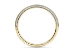 Olympia Yellow Gold 18k Half Set Eternity Ring