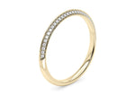 Olympia Yellow Gold 18k Half Set Eternity Ring