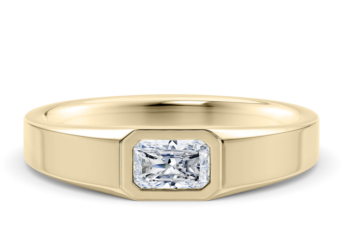 Olympus Radiant  Yellow Gold 18k Wedding Band