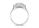 Roma Trilogy Platinum Round Engagement Ring