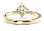 Starlight Compass Solitaire Yellow Gold 18k Cushion Engagement Ring