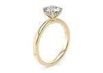 Starlight Solitaire Yellow Gold 18k Round Engagement Ring