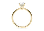 Starlight Solitaire Yellow Gold 18k Round Engagement Ring