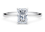 Starlight Solitaire Platinum Radiant Engagement Ring