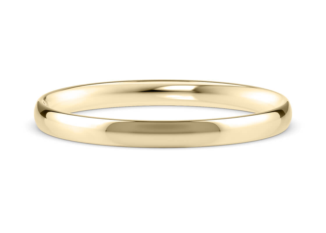 Traditional Court Yellow Gold 18k Wedding Band