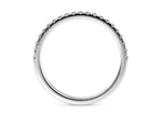 Vogue Lab Grown White Gold 18k Half Set Eternity Ring