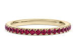Vogue Ruby Yellow Gold 18k Eternity Ring
